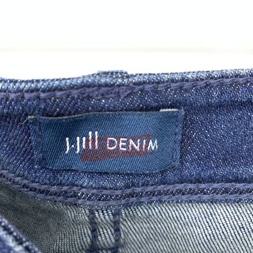 J.Jill  Women's Size 4 Denim Authentic Fit Slim Ankle Jeans Zipper Fly Blue