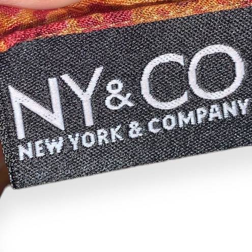 New York & Co. paisley Long scarf