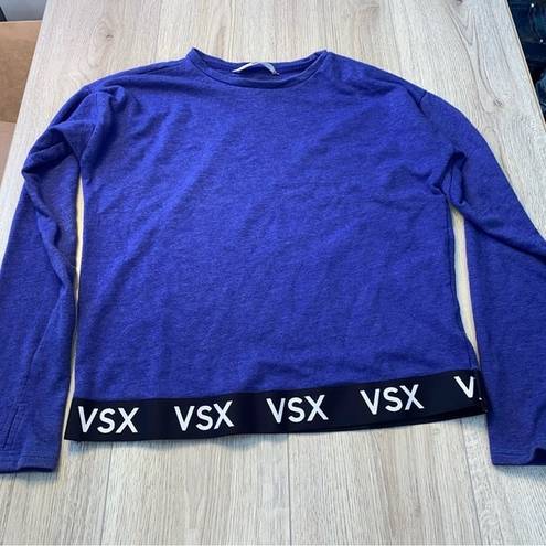 Victoria's Secret Victoria’s Secret sport vsx purple blue logo Crewneck crew sweatshirt sweater