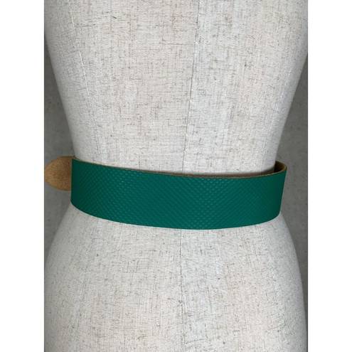 Esprit Vintage Statement Belt Womens Espirit Green Wide Adjustable Solid Medium 90s