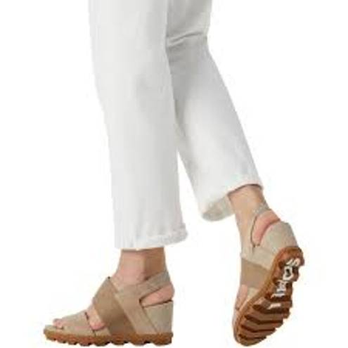 Sorel  Joanie II Slingback Platform Sandals in Tan and Light Brown Size 11