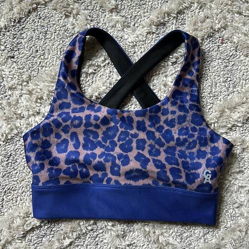 Good American  The‎ Step Bra Purple Leopard size 0