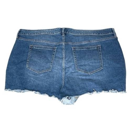 Torrid  High Rise Shortie Short Vintage Stretch Medium Wash Blue Plus Size 26