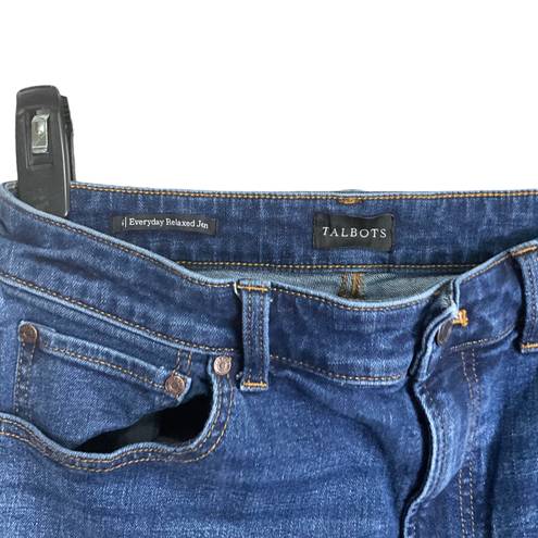 Talbots Everyday Relaxed Jen Blue Jeans Women 31” (Approx Sz 12)