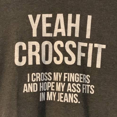 Tultex Funny CrossFit T-shirt size Medium