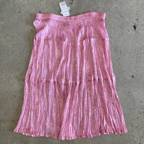 Vintage Bumble Gum Pink Maxi Skirt Size XL