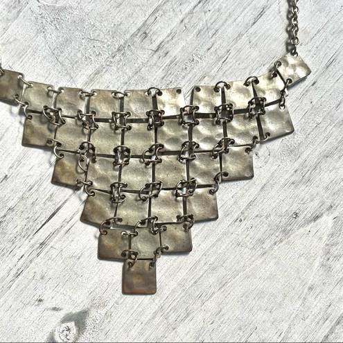 American Eagle  Outfitters silver tone statement necklace