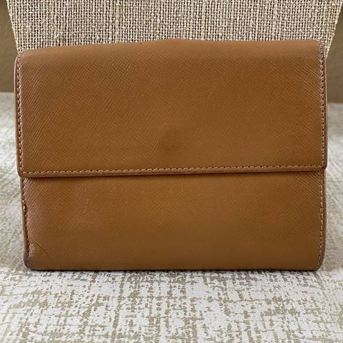 Salvatore Ferragamo  Camel Color Compact Leather Wallet