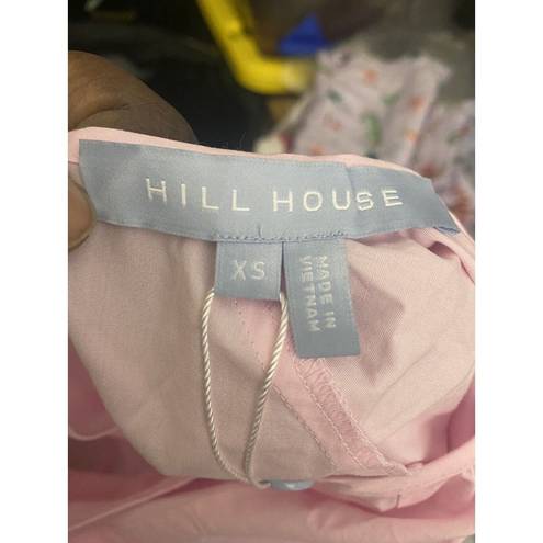 Hill House  Womens The Francesca Top Ballerina Pink Cotton Size‎ XS
