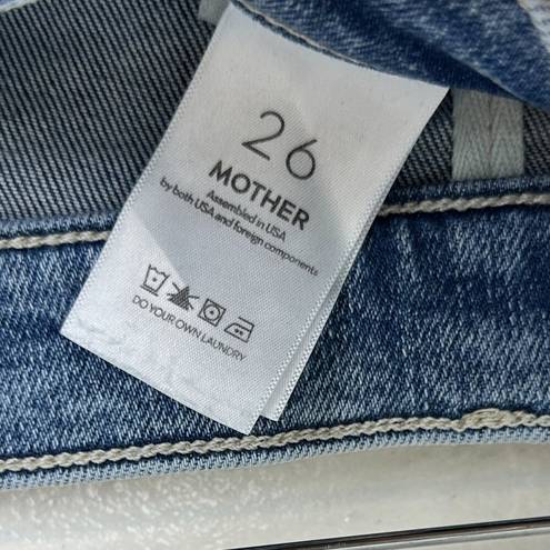 On The Road MOTHER The Hustler Sneak Bootcut Jeans in Wash  Size US 26