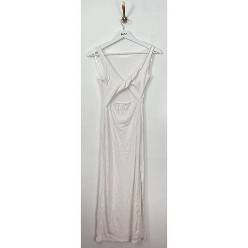 l*space L* Nico Cutout Cover-Up Rib Dress in Cream Size Small