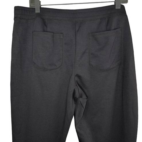 Isaac Mizrahi  Live! SOHO Solid Jogger Pull-On Pockets Pitch Black Large NWOT