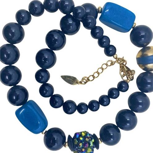 Coldwater Creek Vintage  Blue Jade Necklace