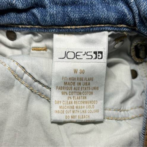 Joe’s Jeans  High Rise Flare Women’s Size 30 Denim Blue Jeans High Waisted