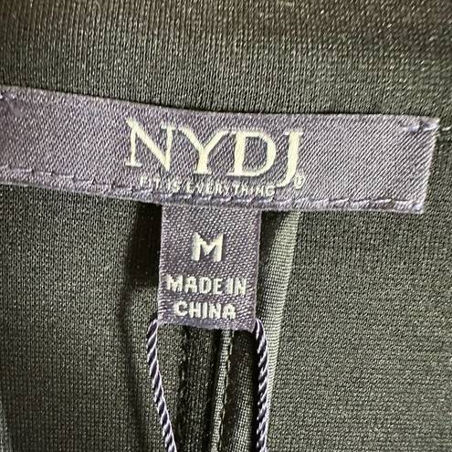 NYDJ  Ponte Casual Career Blazer Size Medium Black