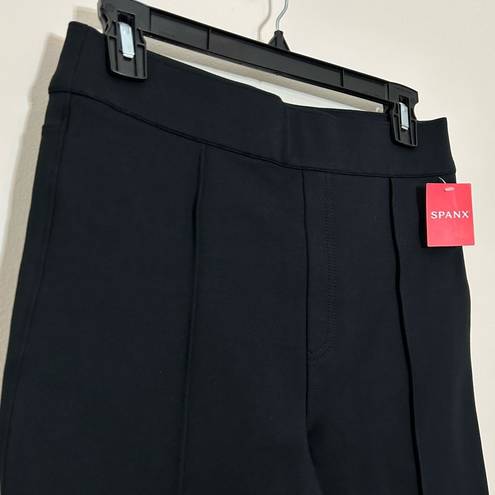 Spanx NWT  Perfect Pant High Rise Flare Pant Size Medium Black Ponte 20252R