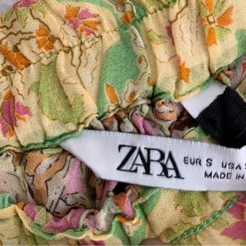 ZARA  Paisley Limited Edition Maxi Skirt Sz Small