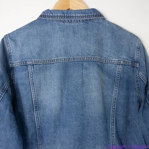 Madewell NEW  The Jean Jacket in Pinter Wash, 3X