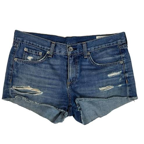 Rag and Bone  Cut Off Shorts in Johny Size 27 Distressed Cheeky