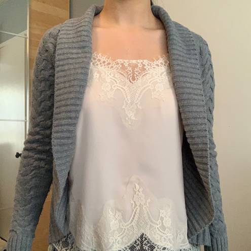 Bebe 2B  cable knit cocoon cardigan