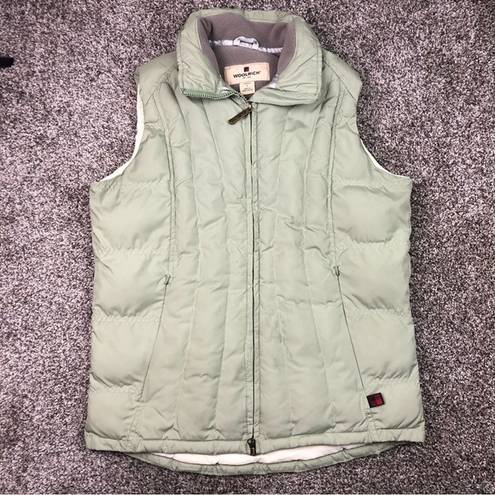 Woolrich  Women’s Sage Green Puffer Vest Size Small