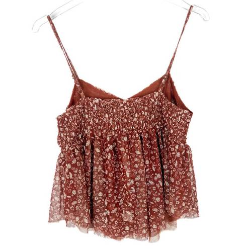 Daisy NWT  & Delilah Floral Spaghetti Strap Babydoll Tank Top Size Medium M NEW