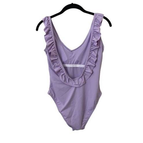 VERO MODA  Frills‎ Swimsuit in Lavender Sz Sm NWT