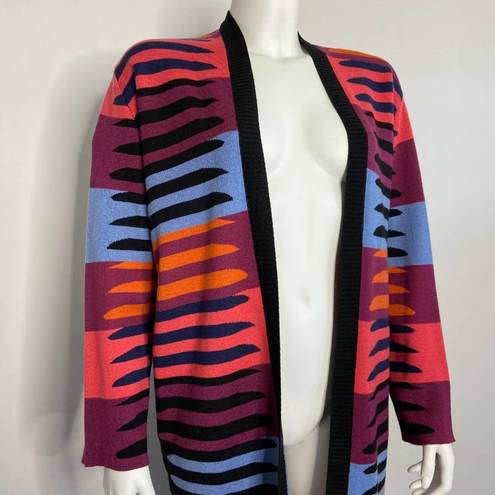 Mara Hoffman  Striped Fringe Cardigan Knit