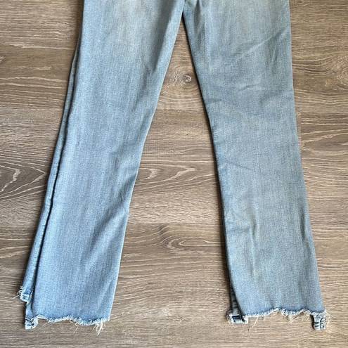 MOTHER The Insider Crop Step Chew Jeans Size 27