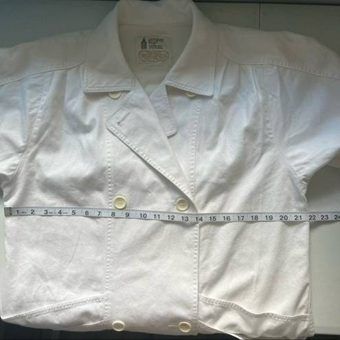 London Fog VINTAGE  white double breasted  peacoat size 12