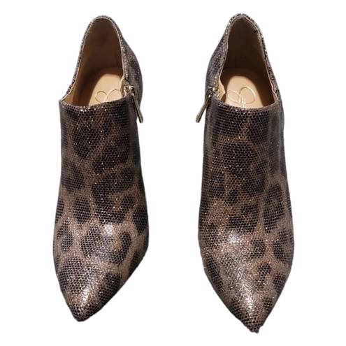 Jessica Simpson  Leopard Print Ankle Bootie Size 7M