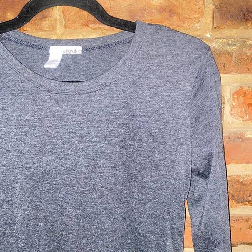 Abound  Static Heathered Gray Long Sleeve T-Shirt Women's Size Large