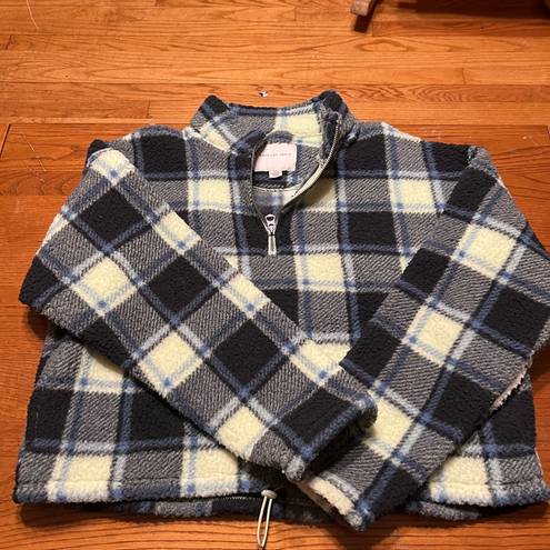 American Eagle  fleece plaid jacket size small