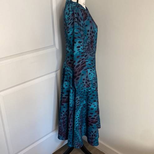 Natori  Cheetah Print Crepe Dress Size 4