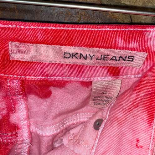 DKNY  Custom Tie Dye Capri Denim Jeans Size 4