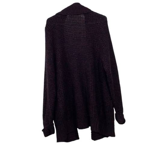 RD Style  Maroon Open Front Cardigan(Size 1X)