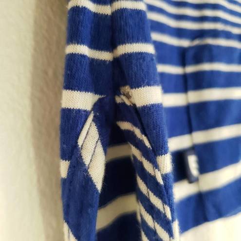 The North Face  Casual Knee-length Dress Cotton Modal Blue White Stripes Size XS