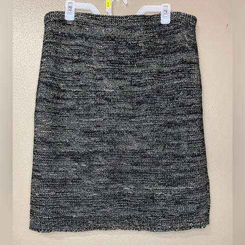 Cato Women’s Large Vintage ’s Black and Gray Knitted Skirt