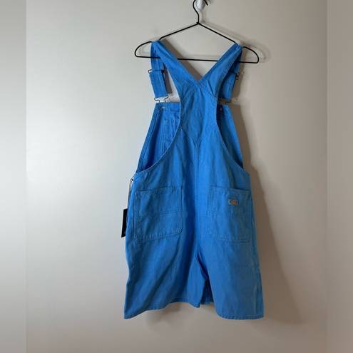 Urban Outfitters NWT  Dickies Canvas Shortall Overall Blue Large