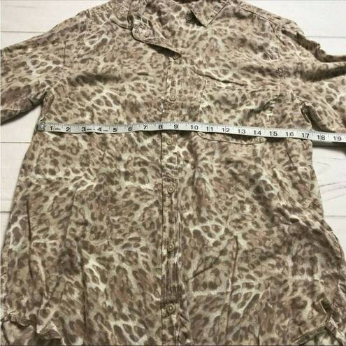 BeachLunchLounge  Alanna Cheetah Print Blouse