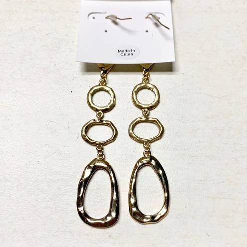 Neiman Marcus  Drop Earrings - Gold/Crystal