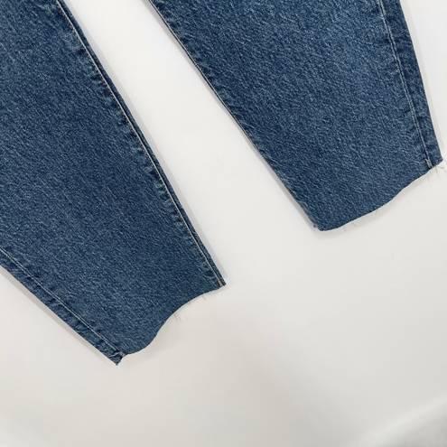 Good American  Good Classic Raw Edge Ankle Jeans NEW Blue Women's Size 2 / 26