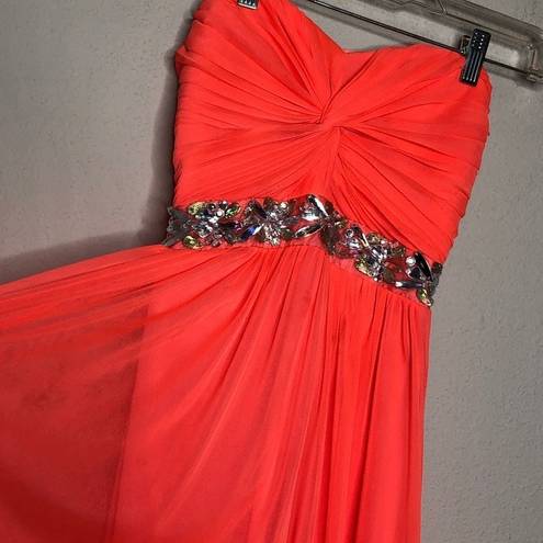 City Triangles  Strapless Prom Gown