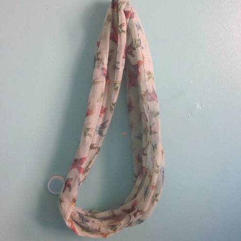 infinity  Scarf - Colorful Bird Pattern - Unbranded