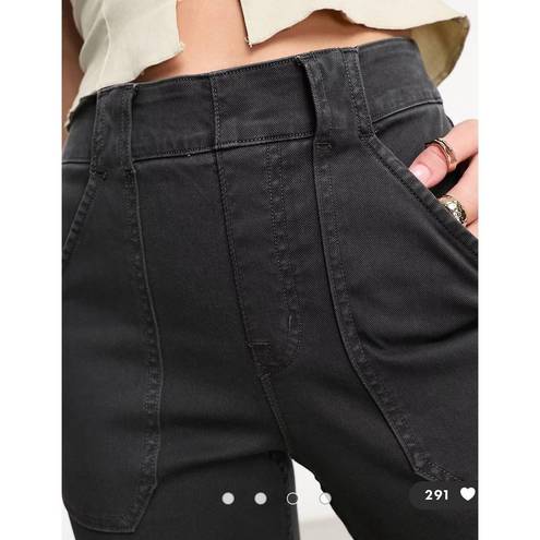 Spanx  high waisted cargo pant in washed blac