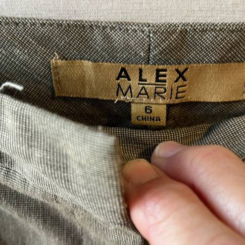 Alex Marie  Trousers Washable Wrinkle Free Worry Free Pants Womens 6 Flare Alexa