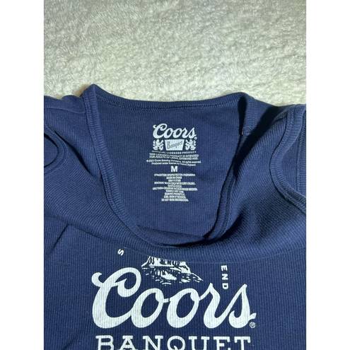 Coors  Beer Blue Tank Size Medium