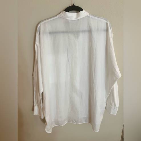 Everlane  The Oversized Silky Cotton Shirt