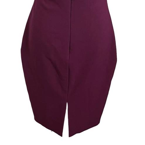 Likely  Bridgeport Strappy Body Con Dress In Plum Sheath Cocktail Womens Size 10