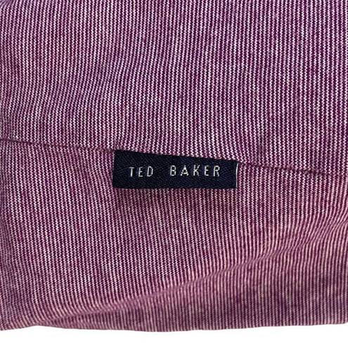 Ted Baker  London Women's‎ Purple Polo Shirt Size 4